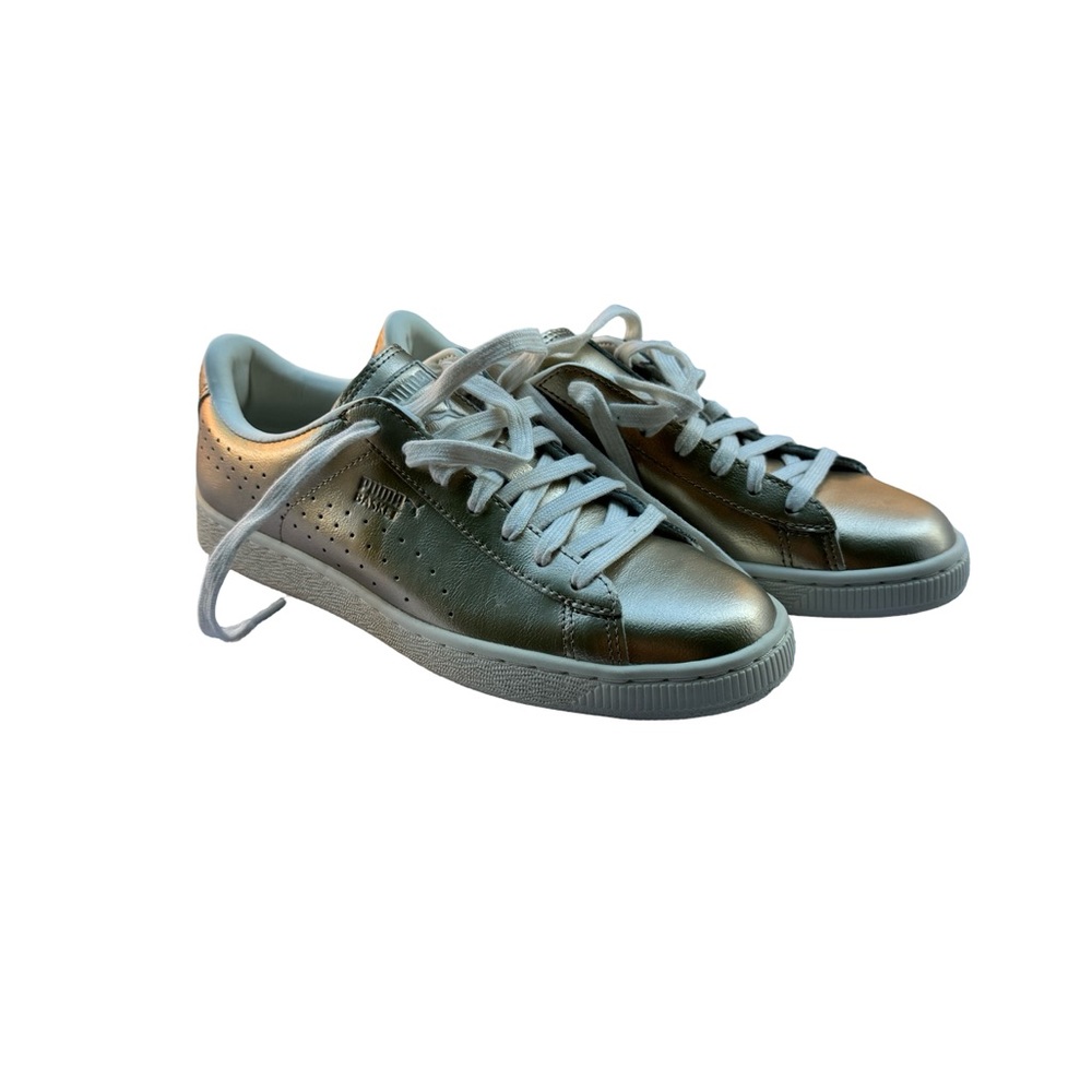 Puma Metallic Gold Low-Top Sneakers